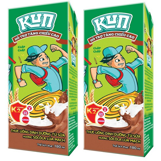 [HCM]SỮA DINH DƯỠNG KUN CACAO LÚA MẠCH 180ML