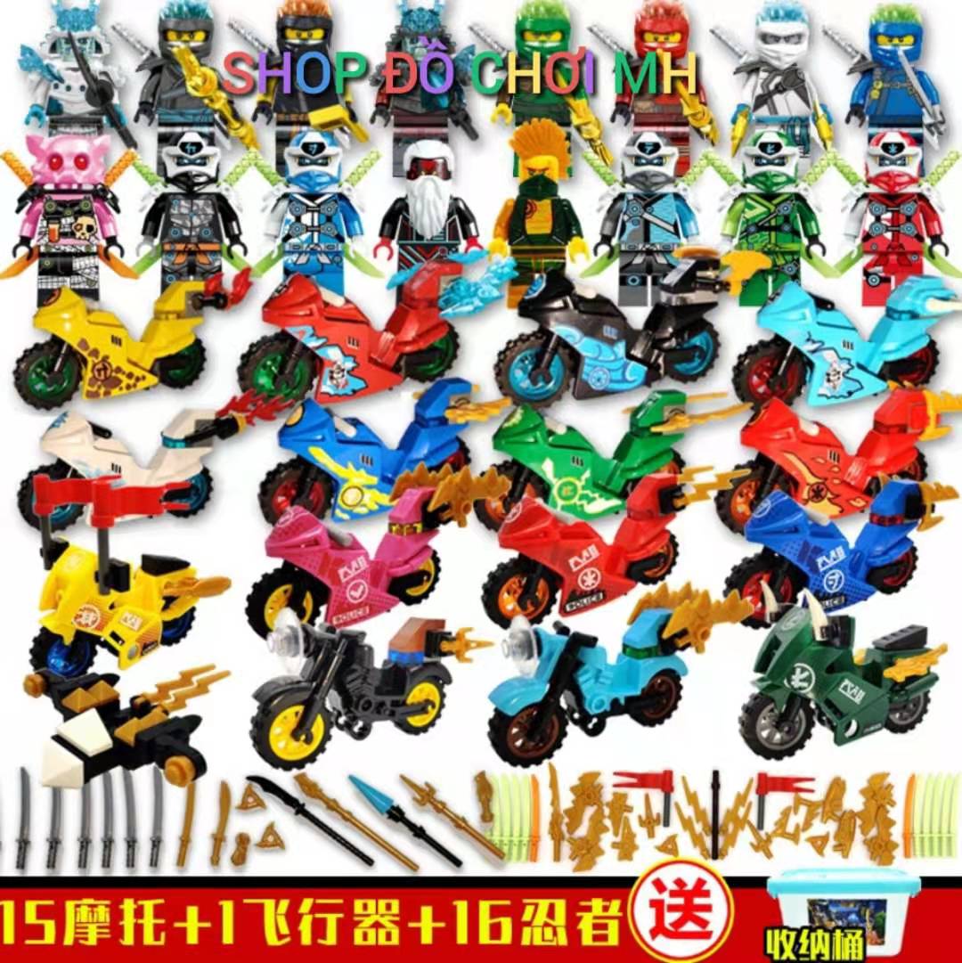 [HCM]Đồ chơi xếp hình lắp ráp các nhân vật ninja