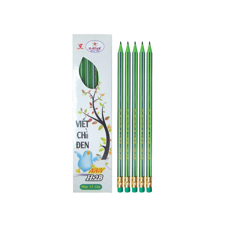 [Lẻ 1 cây] Bút viết chì gỗ HB G-star NNN