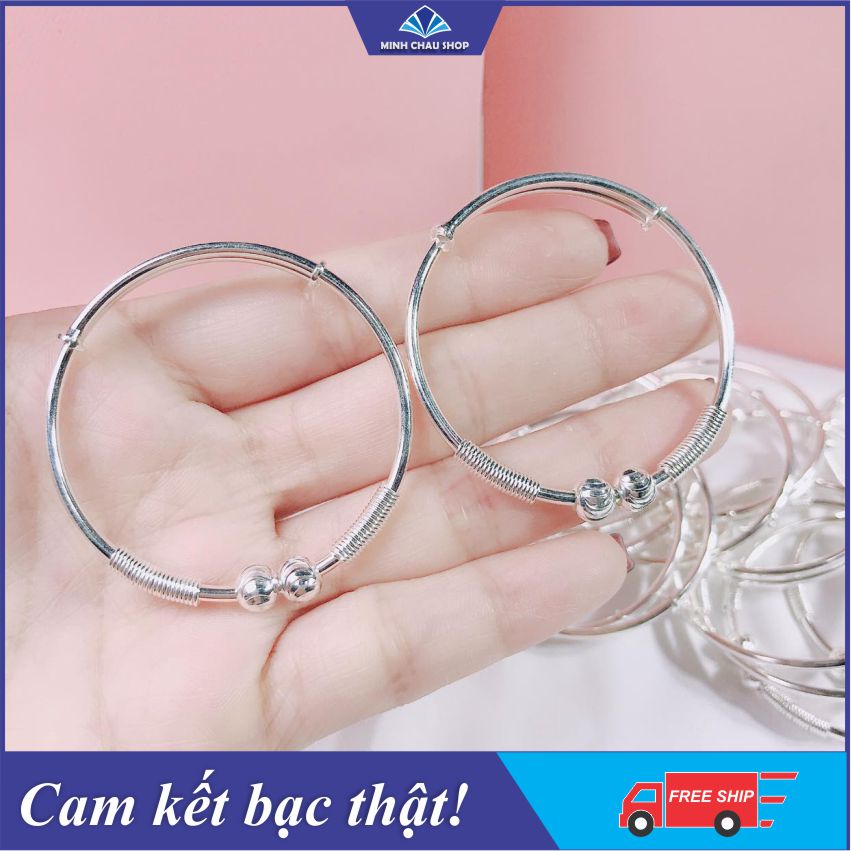 Lắc bạc cho bé lắc cứng bạc ta