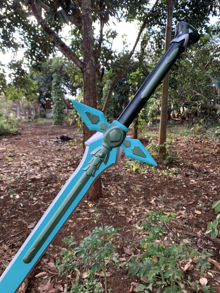 [1m] Mô hình kiếm Kirito Foam Dark Repulser - Sword art Online -SAO [tặng đế] - Baystore