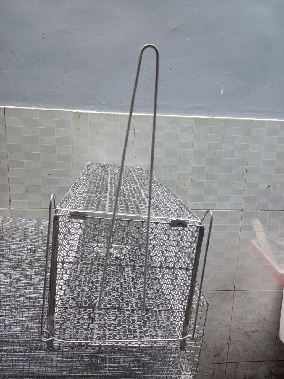 Lồng bẫy mèo loại đại, chồn loại đại dài 70 cm