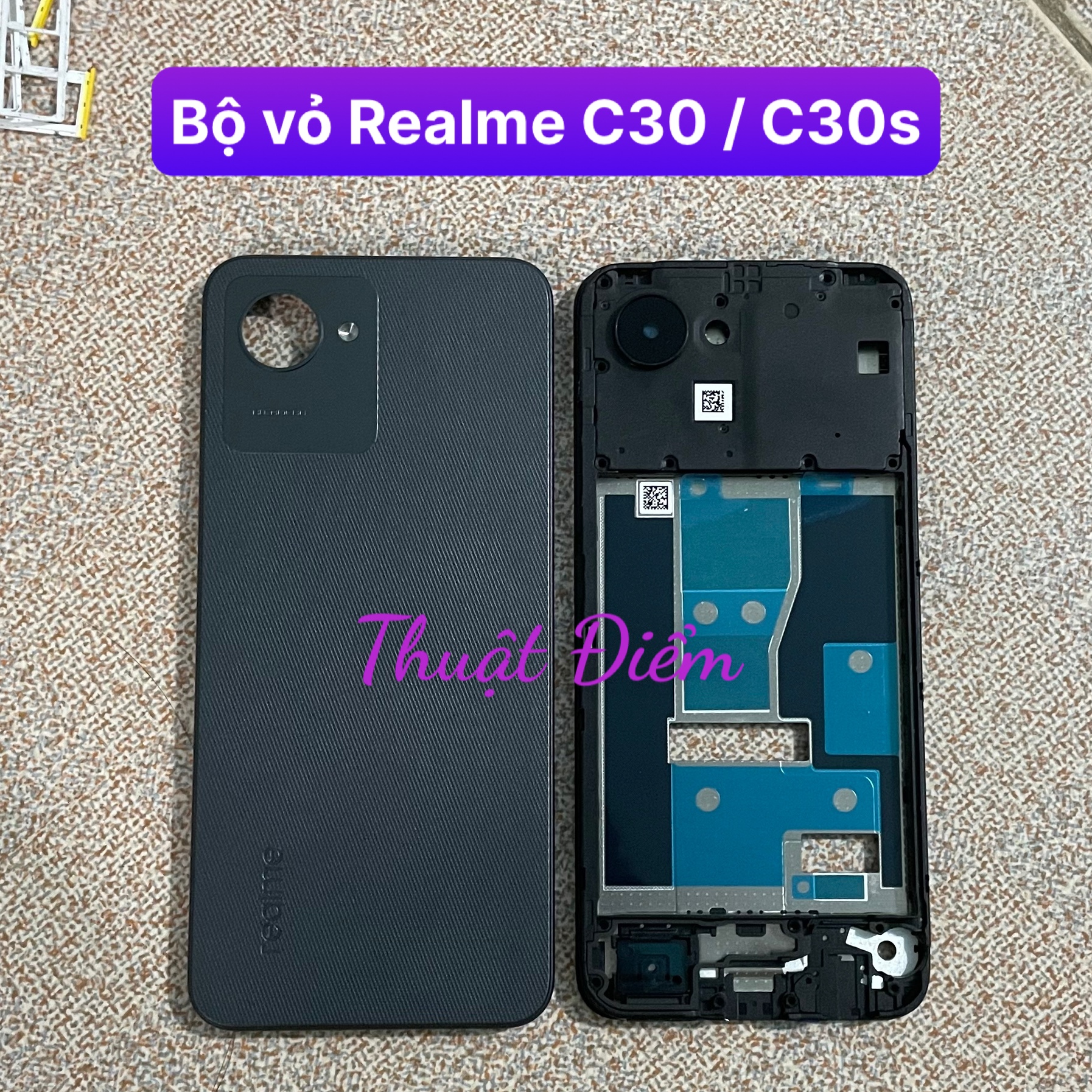 bộ vỏ Realme C30 (zin)