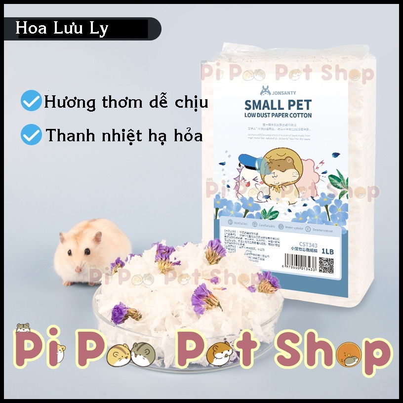 Giấy thơm lót chuồng hamster .
