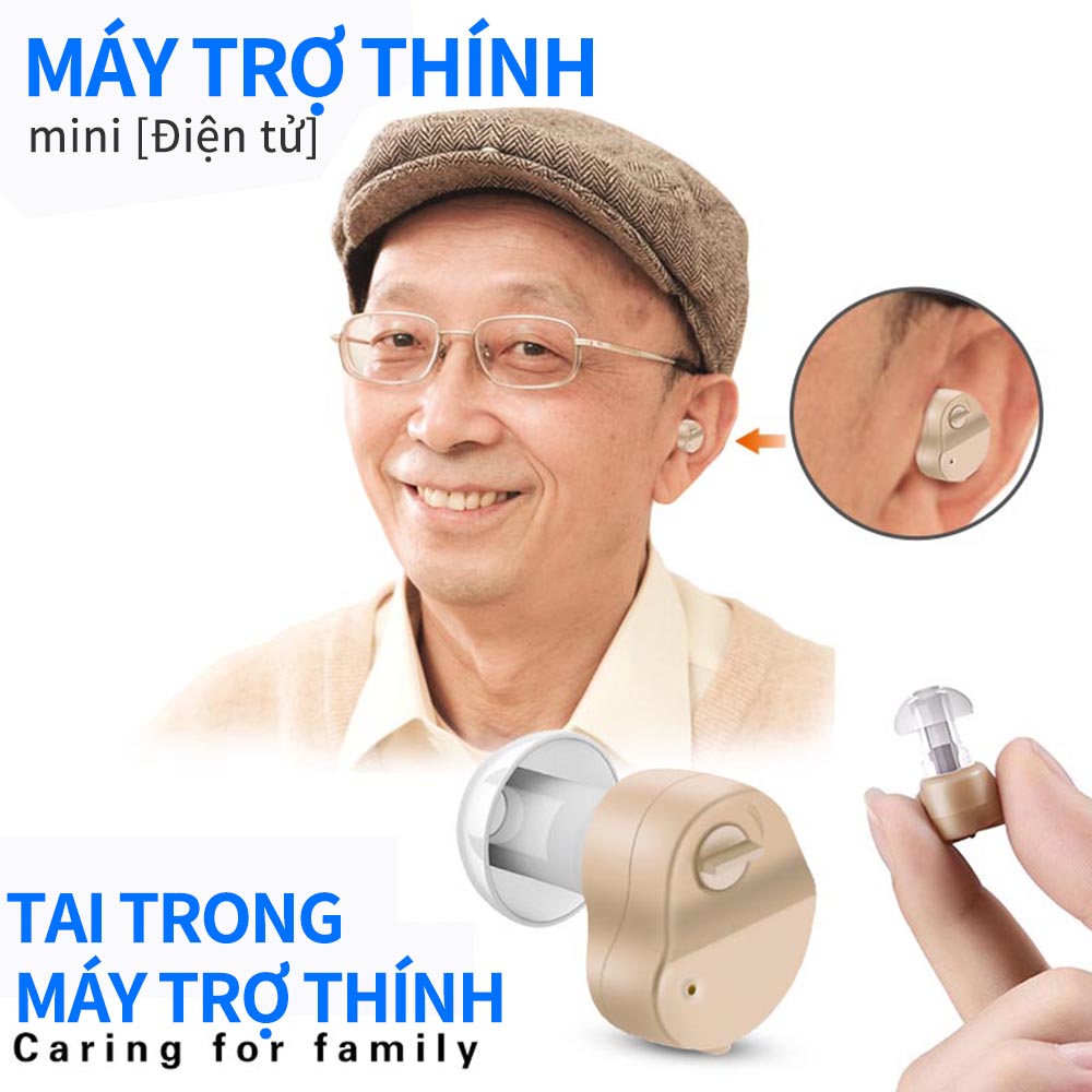 Máy trợ thính nhét tai không dây K-80- máy trợ thính bác sĩ khuyên dùng- Máy trợ thính nhỏ gọn nhét trong