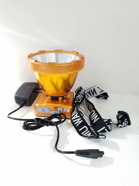 [HCM]đèn đội đầu 1 bóng siêu sáng 200w soi cá bắt ếch