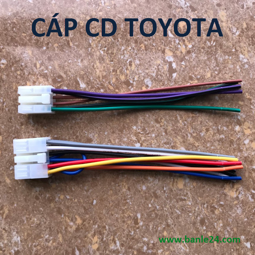Bộ cáp CD Toyota dành cho độ âm thanh ô tô