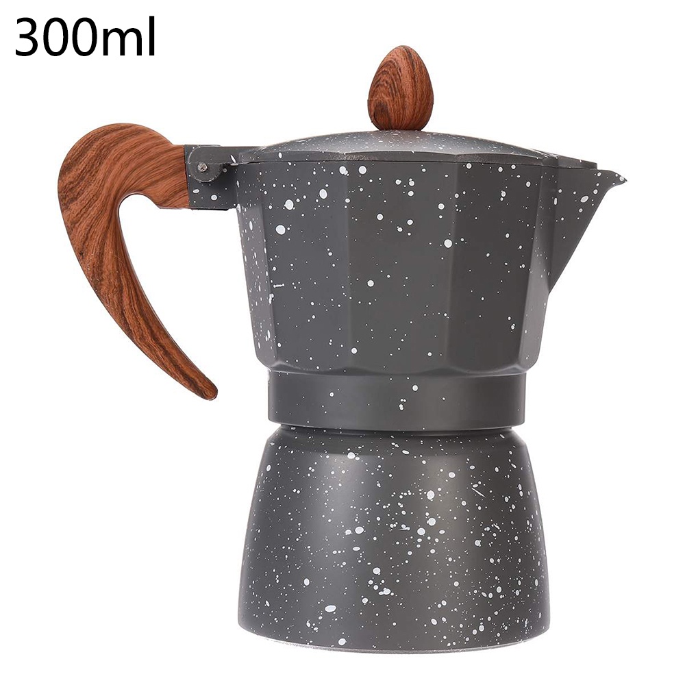 Ấm pha cafe Moka Express kiểu Ý 150ml/300ml gọn nhẹ dễ mang đi du lịch và dã ngoại