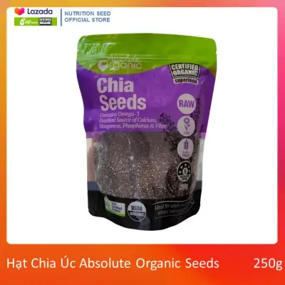 Hạt Chia Úc Absolute Organic Seeds 250g