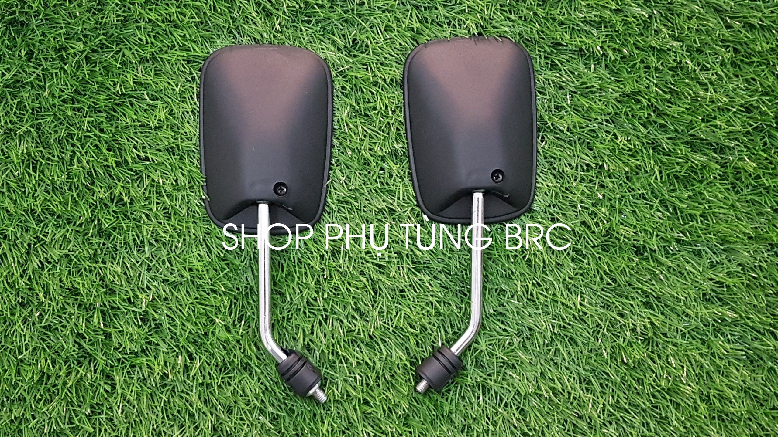 Cặp kiếng chiếu hậu vuông chân 8 li xe CUB.