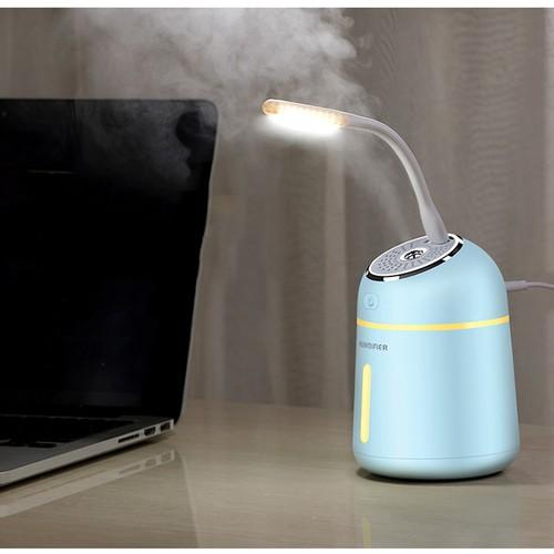 Máy Phun Sương Tạo Độ Ẩm Kèm Quạt Đèn Mini