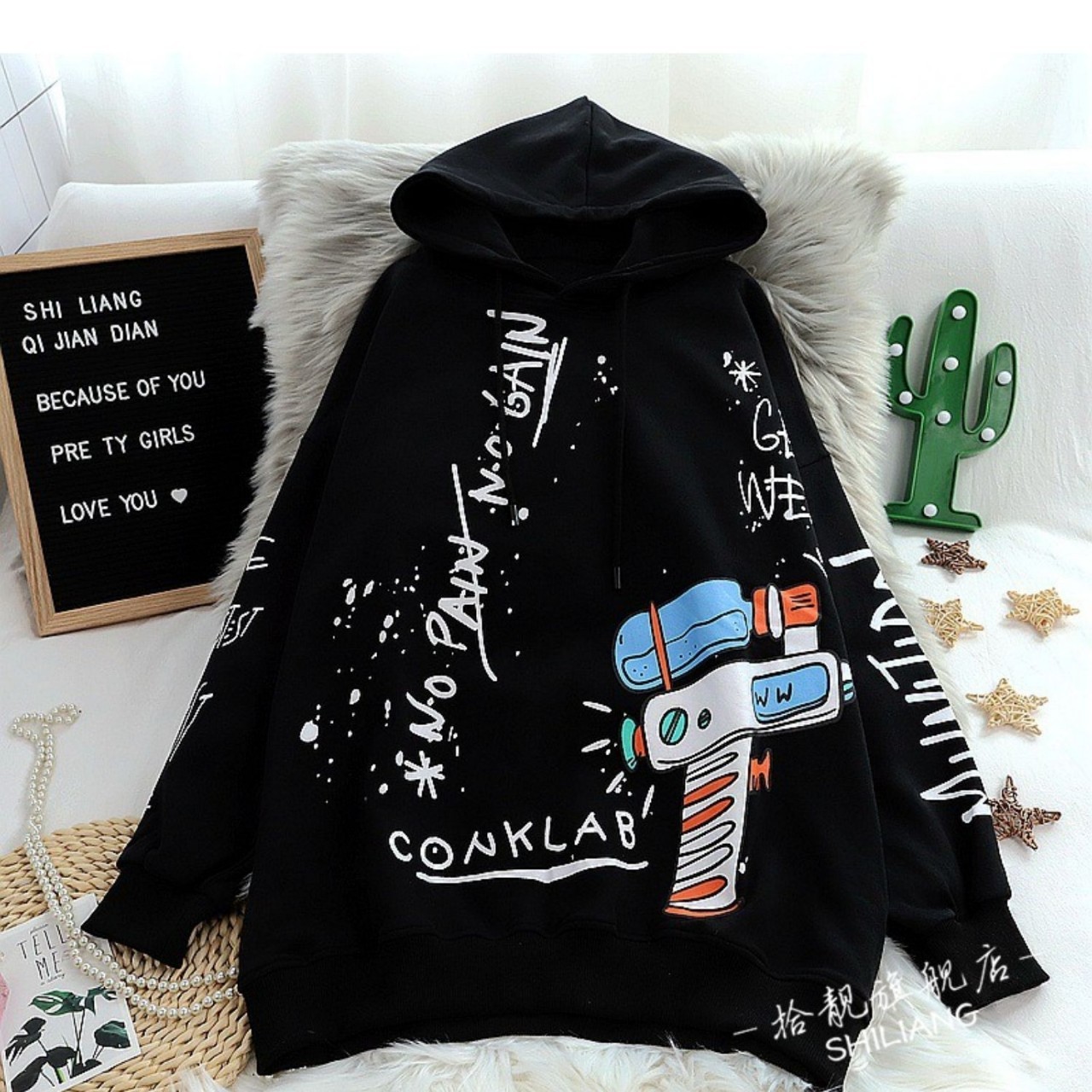 [HCM]ÁO HOODIE NỮ NỈ IN THÂN TAY CỰC CHẤT DÀNH CHO CÁC BẠN TRẺ CỰC CHẤT- M&M-FASHION