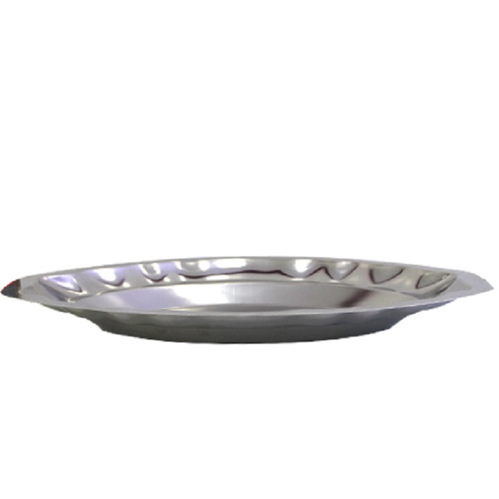 [HCM]Dĩa HX cạn lớn inox  kích thước 40*25*2cm