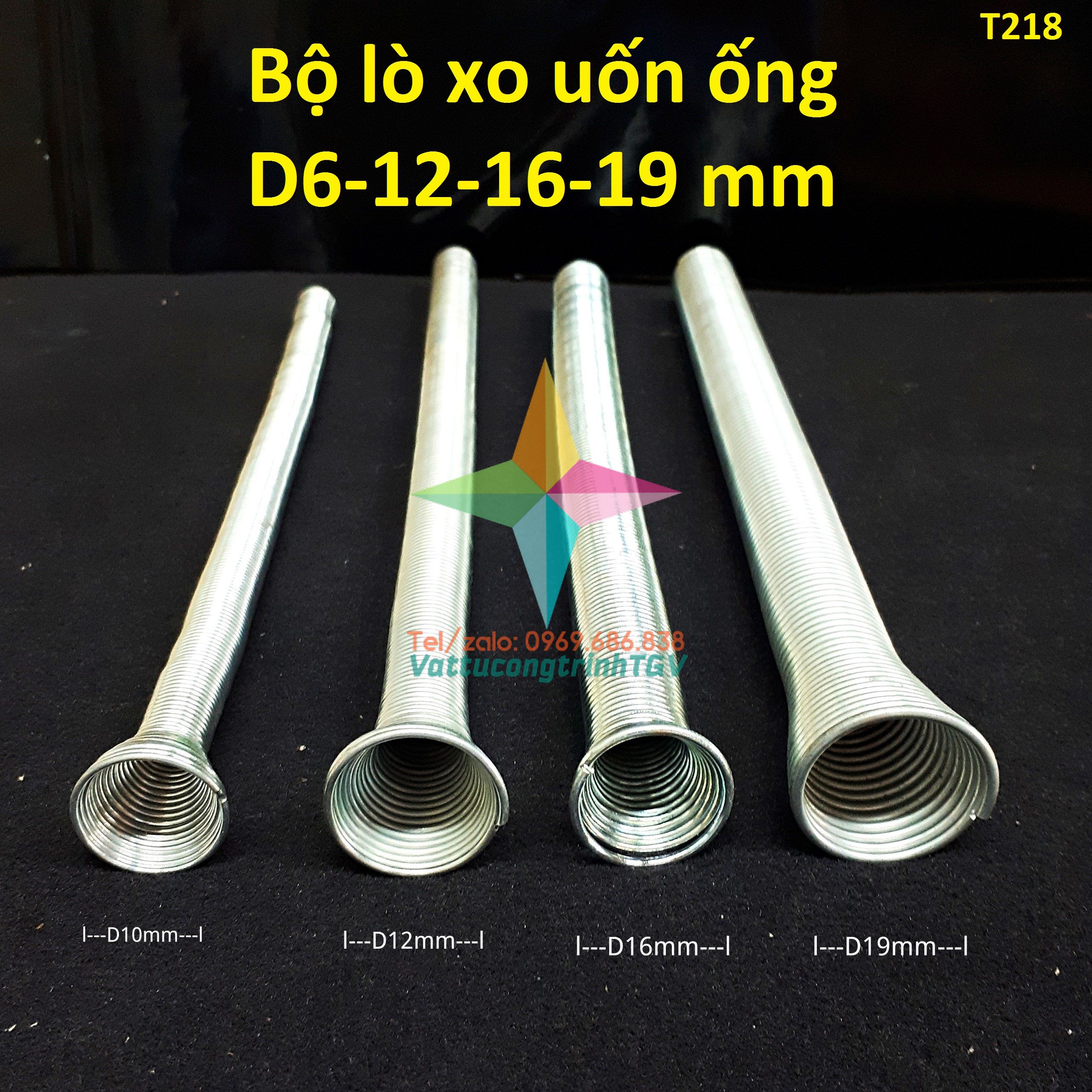 Bộ lò xo uốn ống D10-12-16-19mm