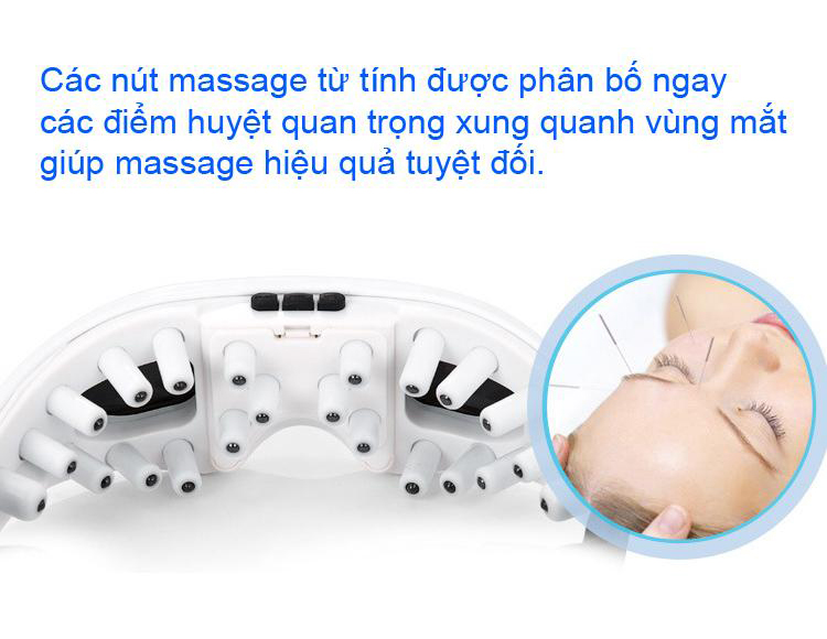 Kính massage mắt nhỏ gọn 818 FULLBOX