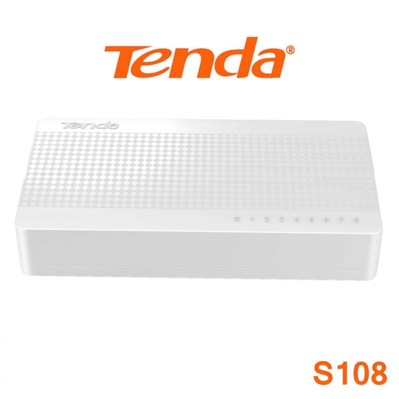 Tenda S108 Network Switch - 8 Port / Switch 8 Port, 100Mb