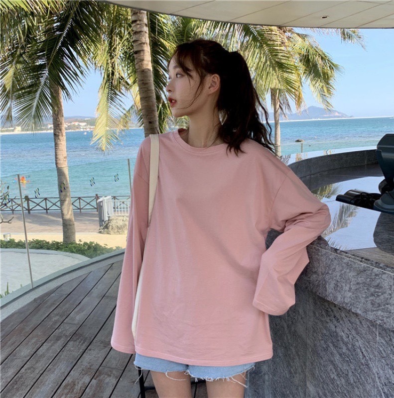 Áo Thun Thay Dài Form Rộng Unisex