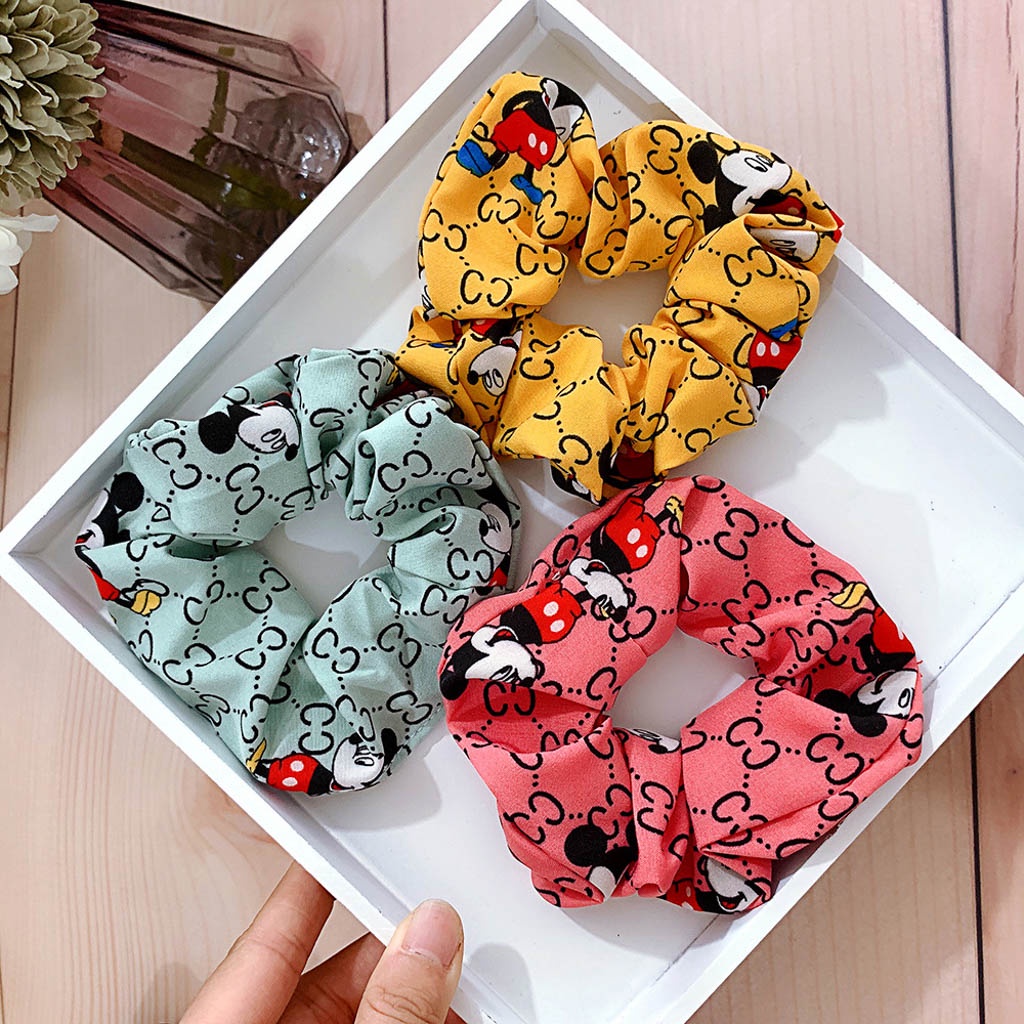 Dây Buộc Tóc Scrunchies Mickey Disney Buta Sc18