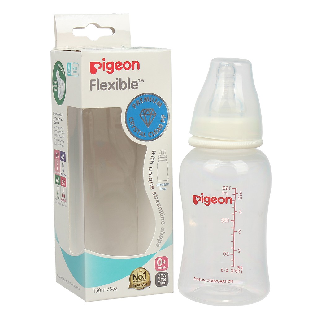 BÌNH SỮA PP PIGEON  STREAMLINE 150ML/250ML