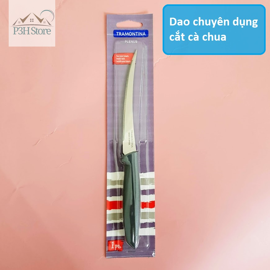 Dao bếp Tramontina Plenus dao tỉa cắt gọt inox 420 bền đẹp