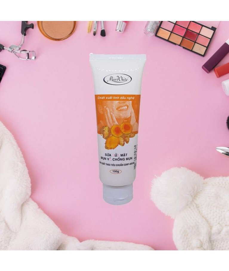 Sữa Rửa Mặt Mụn Và Chống Mụn Miss White Tigon 100g