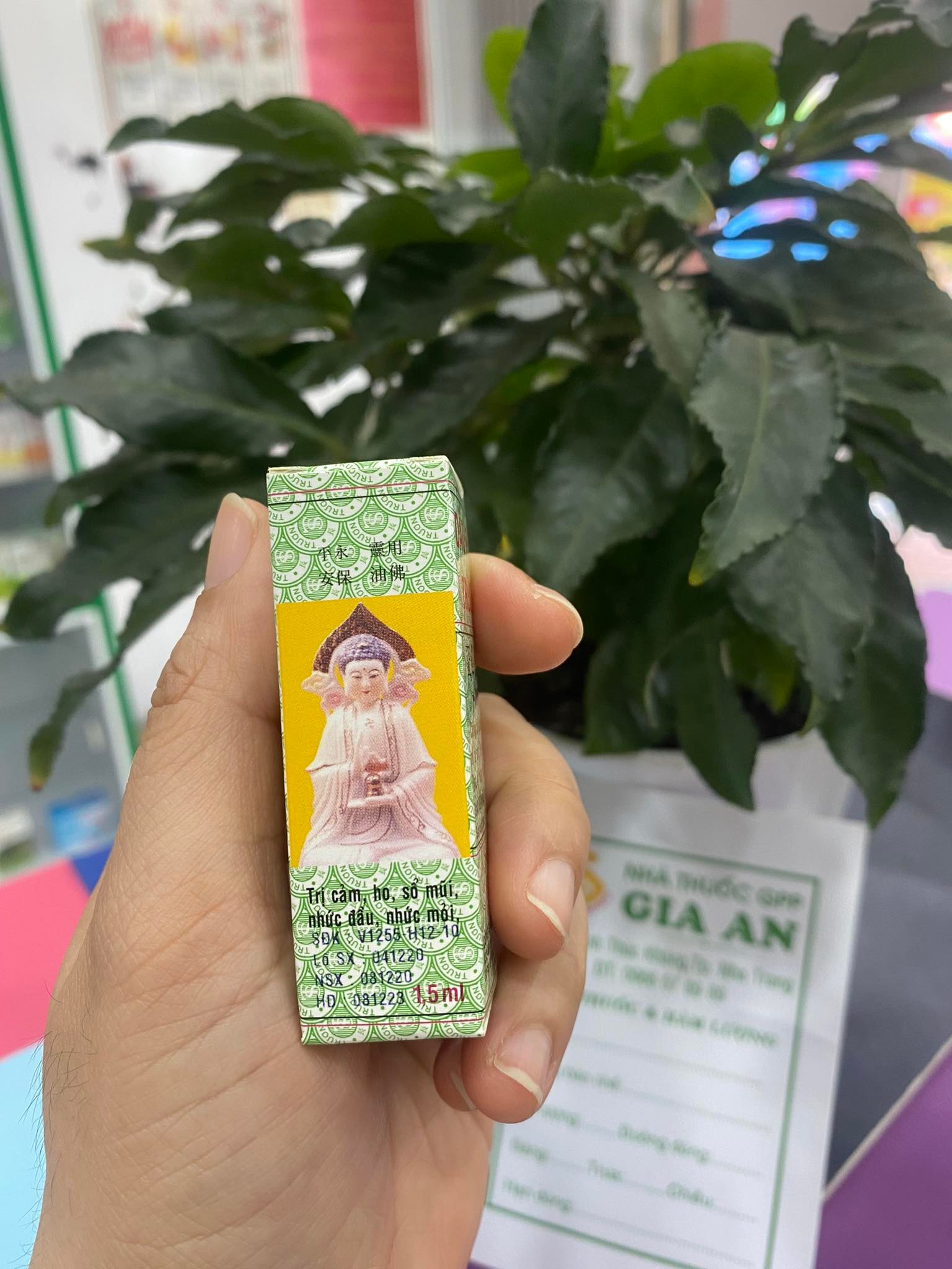 Dầu Gió Phật Linh Trường Sơn Chai 1,5ml/5ml