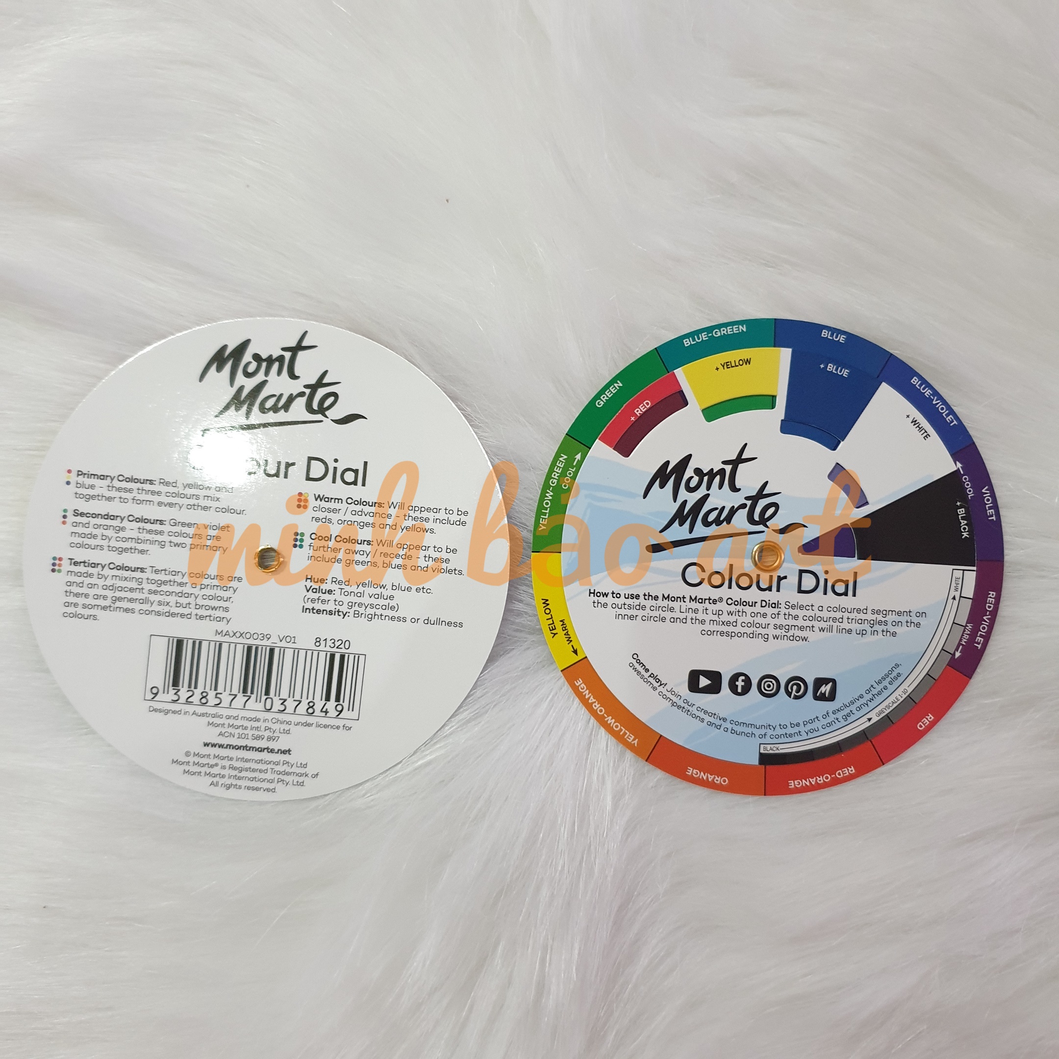 [HCM]BẢNG HƯỚNG DẪN PHA MÀU MINI MONT MARTE