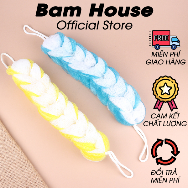 [HCM]Bông tắm cọ dài Bam House tạo bọt tốt cao cấp BT01 – BamBam Store