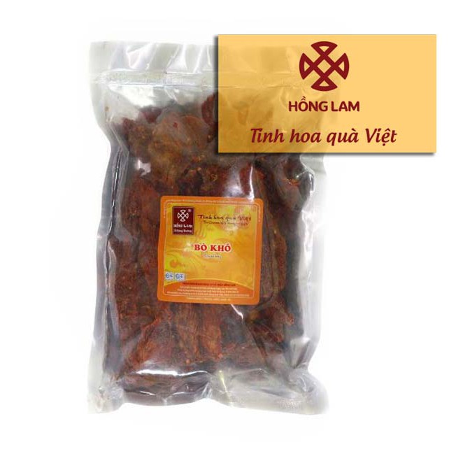 BÒ KHÔ MIẾNG HỒNG LAM 200G