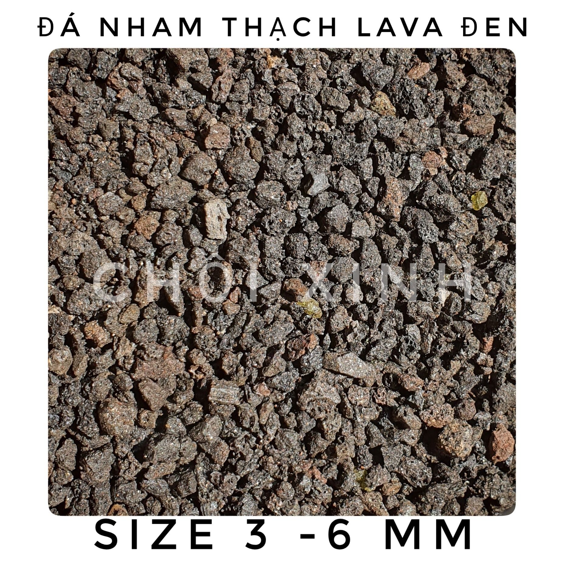 1kg Đá nham thạch Lava Đen