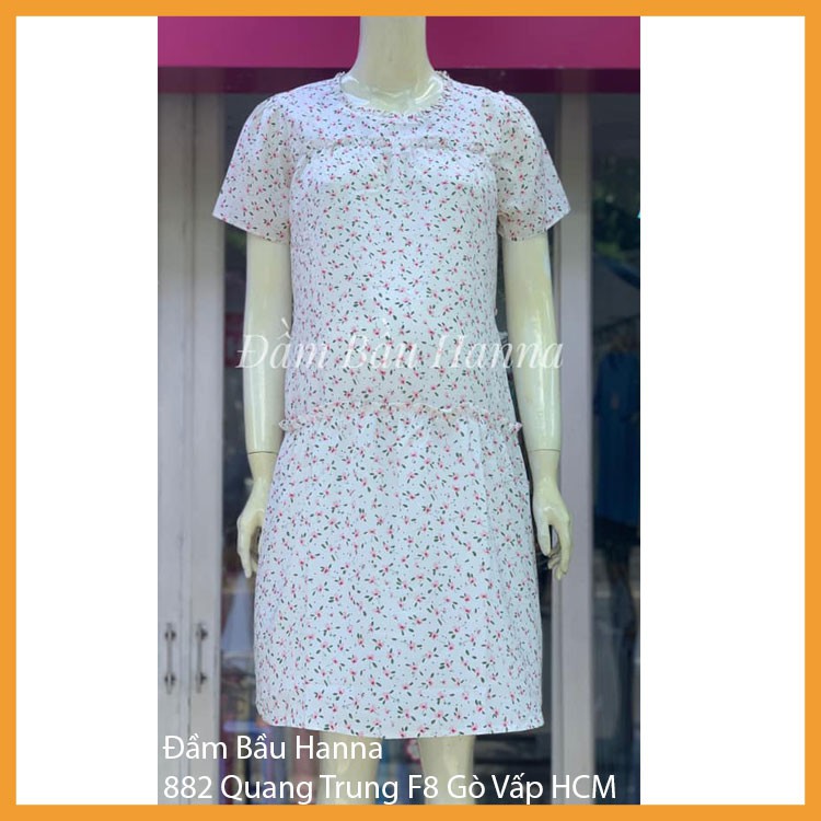 [SIZE 40-100KG] Đầm bầu đi làm big size vải mát mùa hè kiểu dáng dễ thương cho mẹ trẻ, có size từ 40-100kg, vải lụa 1 lớp cao cấp thoáng mát, không nhăn, độ dày vừa phải