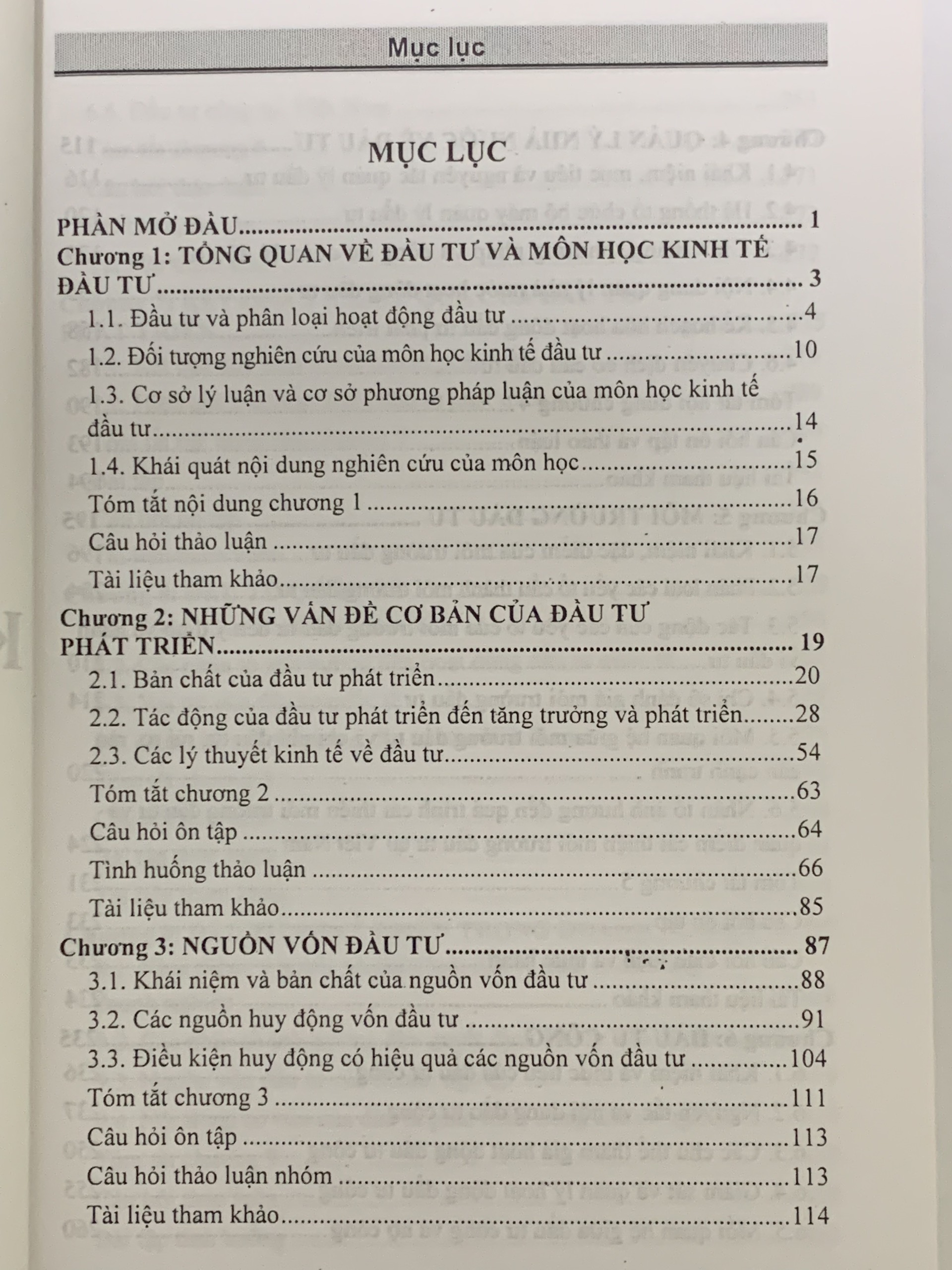 Giáo Trình Kinh Tế Đầu Tư ( PGS. TS. Từ Quang Phương )