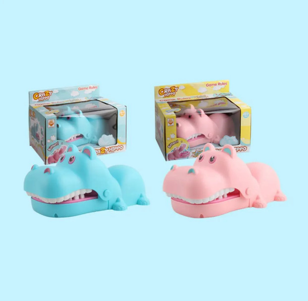 [SIZE LỚN - CÓ HỘP] Trò chơi Khám răng chú hà mã dễ thương