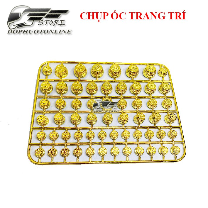 Chụp Ốc Trang Trí Xe Máy Nhựa Abs <Dpol>