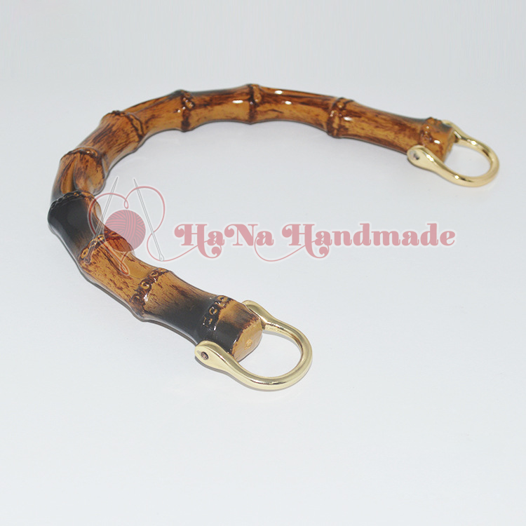 Quai giả trúc chữ C kèm khoen D bắt ốc / Set quai nhựa giả trúc kèm khoen D 50k/set