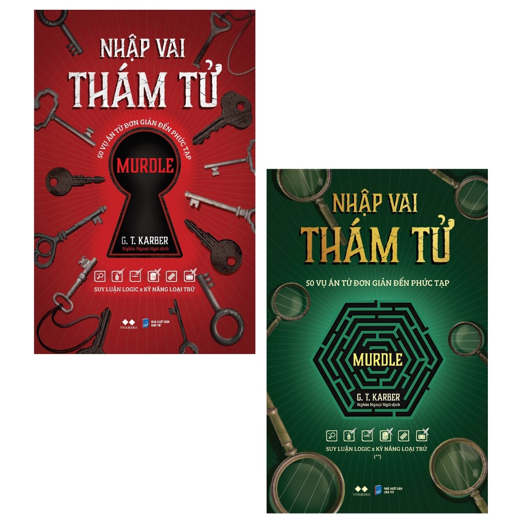 Sách Trinh Thám - Nhập vai thám tử (50 VỤ ÁN TỪ ĐƠN GIẢN ĐẾN PHỨC TẠP) - G.T. Karber
