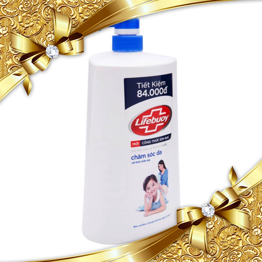 Sữa Tắm Lifebuoy 1,1kg Chăm Sóc Da(x/đậm)