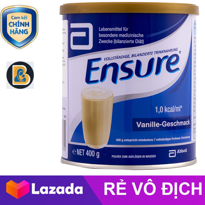 Sữa Ensure của Đức 400g Date mới