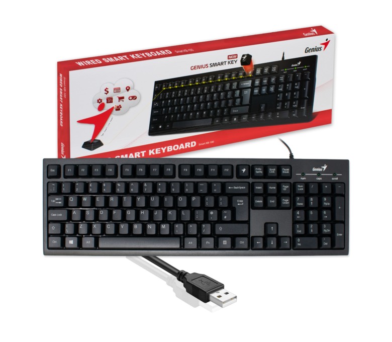 Bàn phím Genius KB-100 - Chính hãng