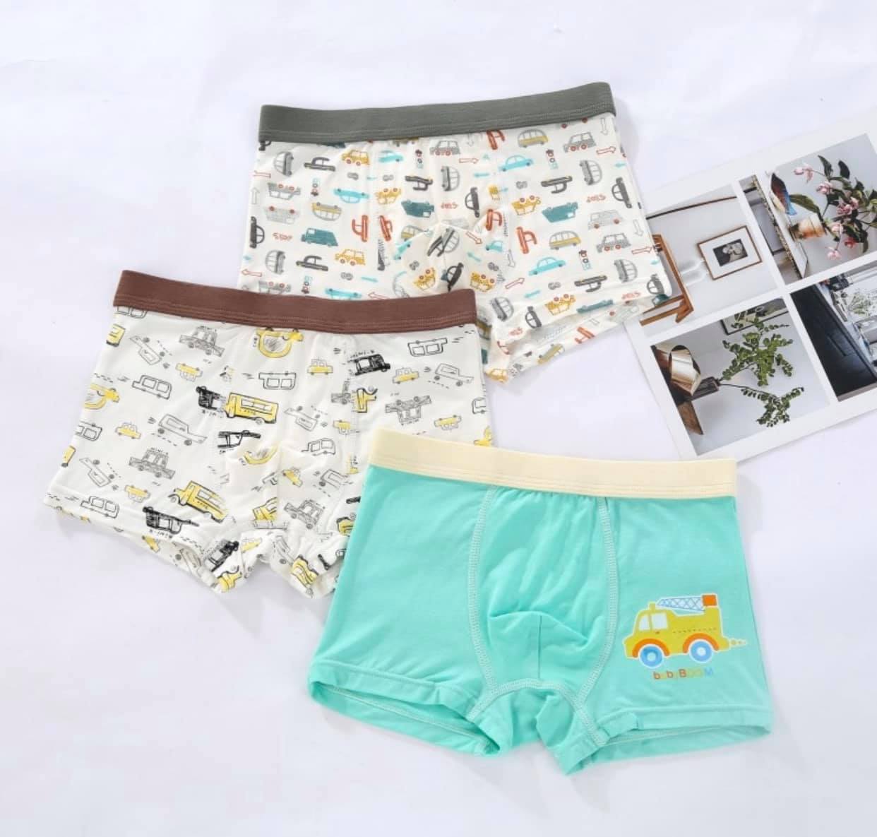 [HCM]Bộ 3 quần đùi boxer Hàn Quốc mẫu Xe MRPDPD