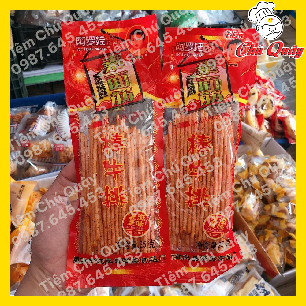 [Set 5 gói] TĂM CAY 25gr - Đồ ăn vặt nội địa [Tiệm Chú Quậy]