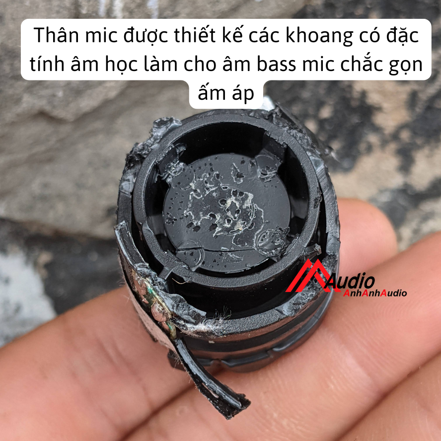Côn mic K8 UGX9 loại từ neo lỏi mic bên trong theo thiết kế âm học giá 1 cái