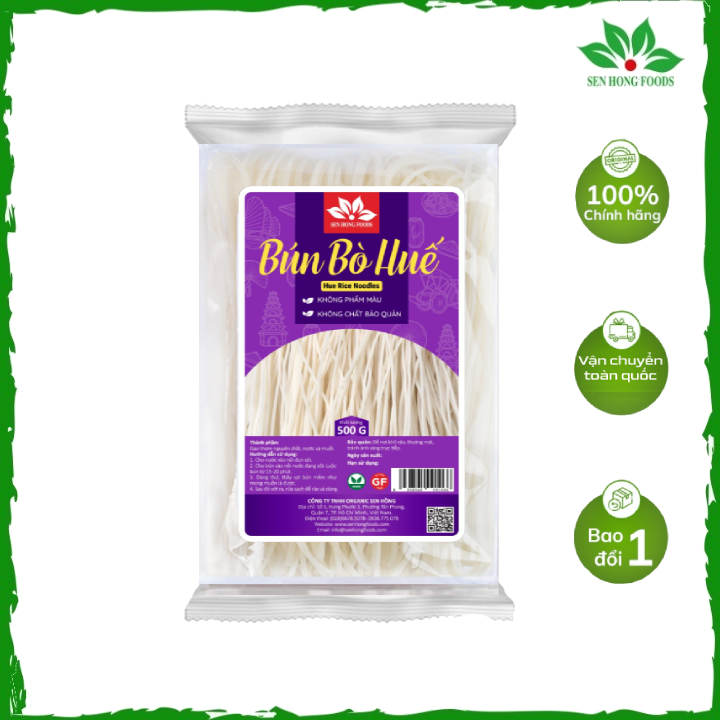 Bún Bò Huế Sen Hồng 500g