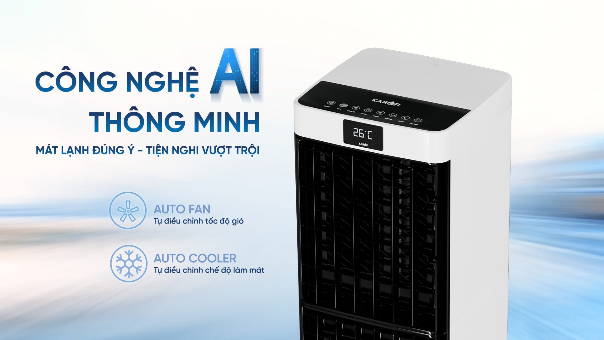 Quạt điều hòa Karofi KAC - H132R