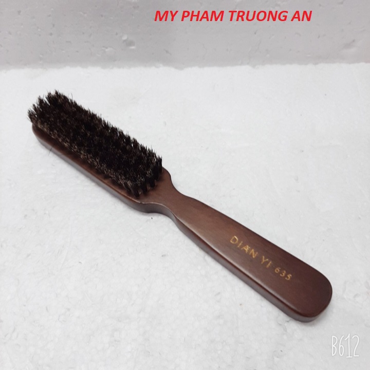 Chổi Phủi Tóc Fade Cán Gỗ Lông