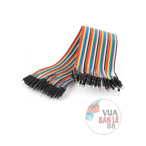 40 Sợi Dây Bus 21Cm Câu Mạch 2 Đầu Đực Đực