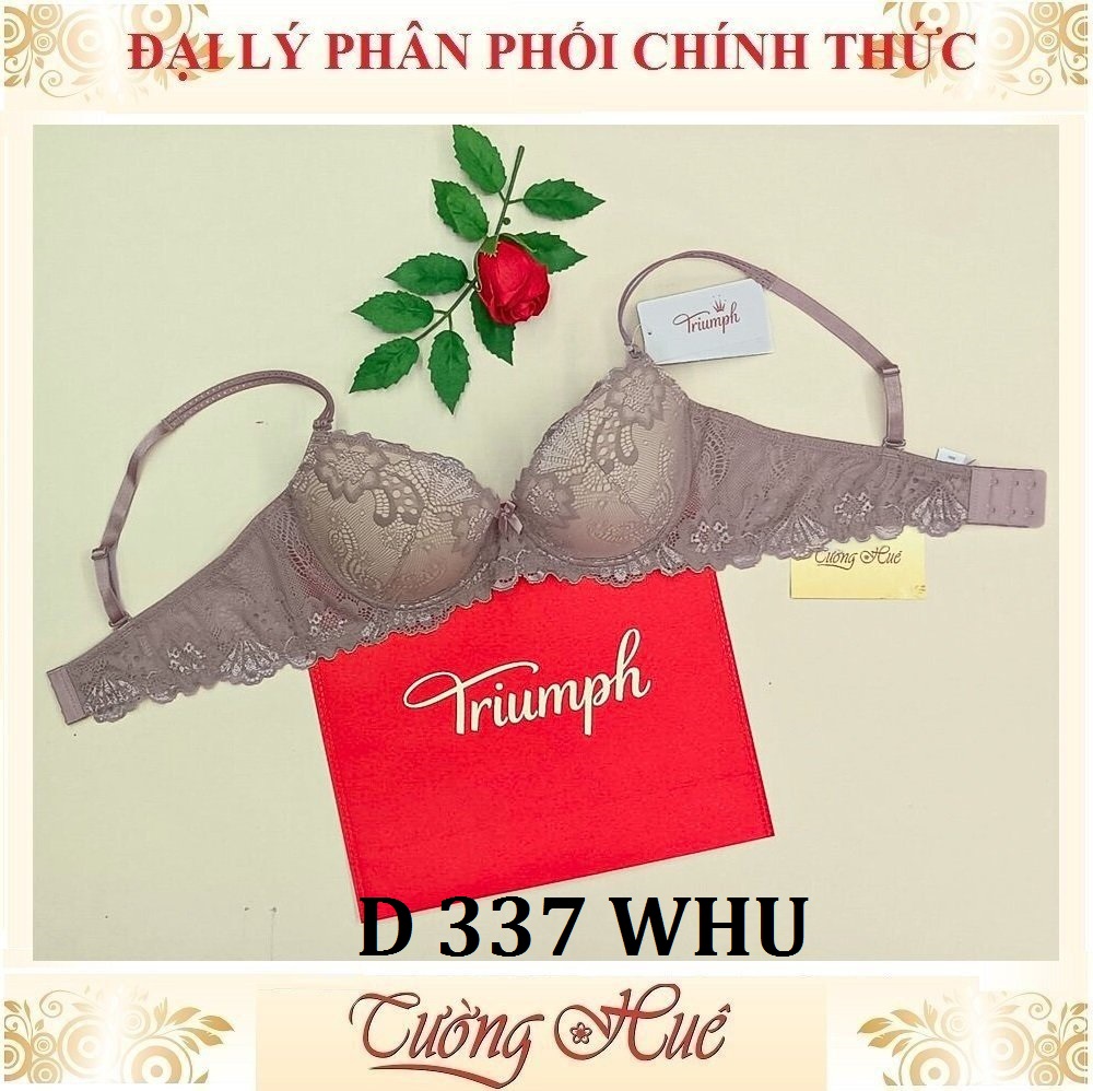 Áo lót nữ triumph d 337 whu có gọng ren nâng mút dầy 5cm.