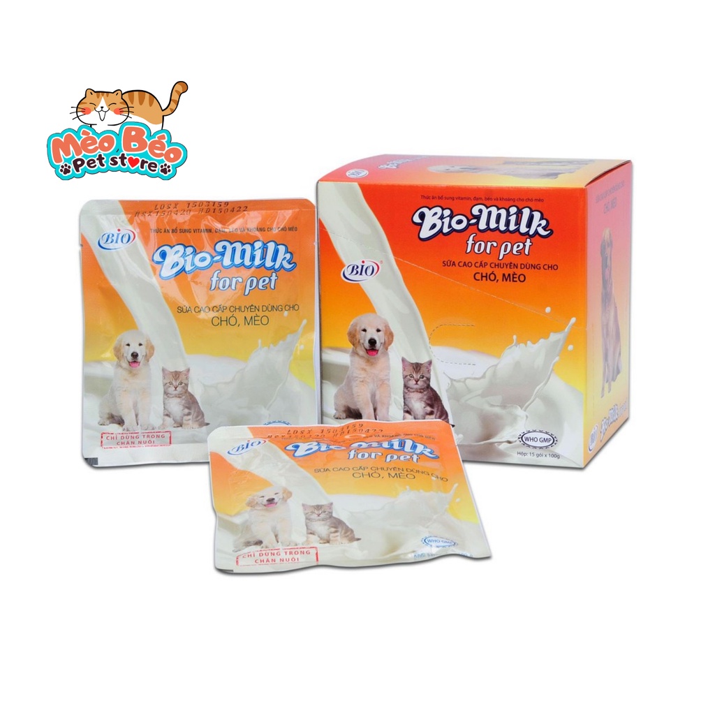 Sữa cho chó mèo Bio Milk for pet (100g)