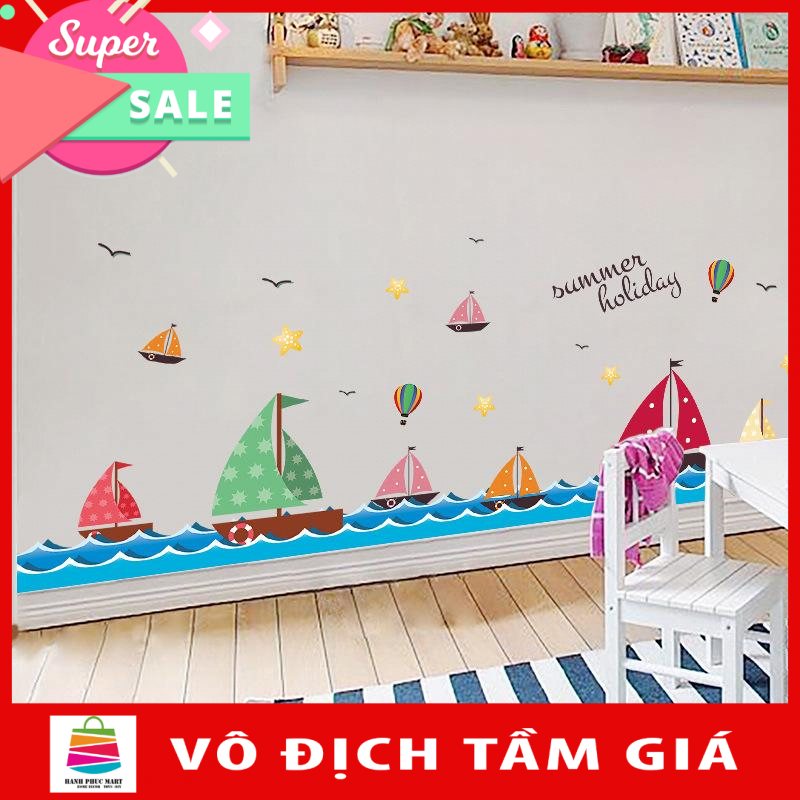 Decal dán tường Biển Khơi XL7176 framedecals