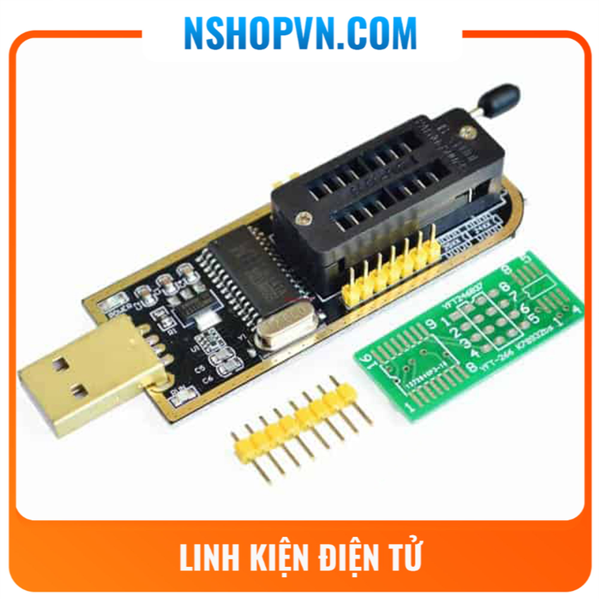 Mạch nạp eeprom flash ch341a dòng 24xx 25xx cổng usb